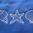 Load image into Gallery viewer, Seashells Sweatshirt | Royal
